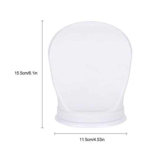 Vlecexs Repose Pieds Douche Antidérapant Ventouse Salle Bain