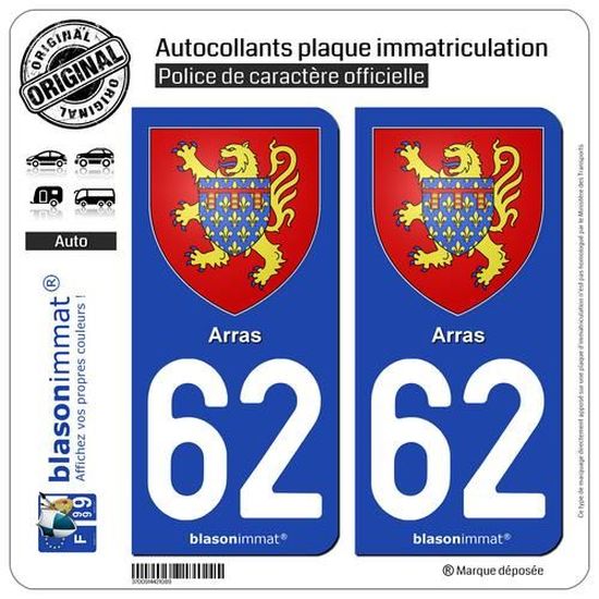 Lot De 6 Autocollants Pour Plaque D'Immatriculation - Logo Europe - PVC Imperméable Durable