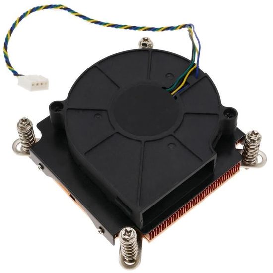 Ventilateur Processeur EVESKY 800-2000 Tr/min Pour Intel LGA 1155/1156/775 | Refroidissement Silencieux