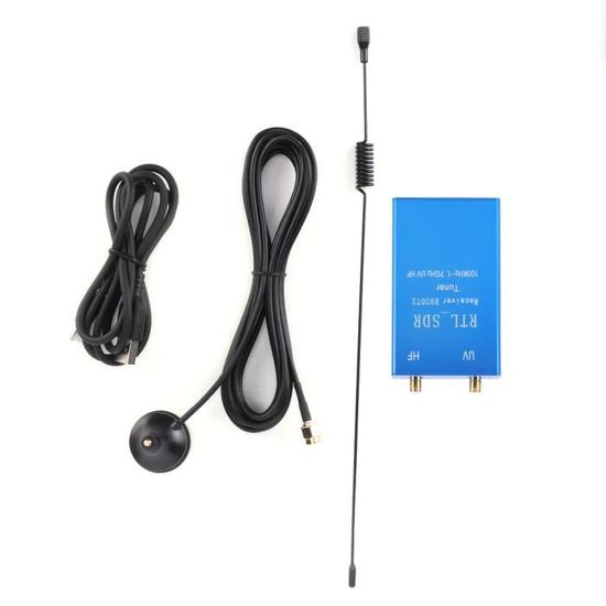 Receptor De Radioaficionado 100KHz1.7GHz Banda Completa UV HF RTLSDR Receptor Sintonizador Usb R820t 8232 Ham Radi