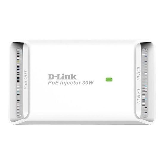 D-LINK Injecteur 1 Port - DPE-301GI - Gigabit PoE 802.3/3u/3ab - 10/100/100BASE-T