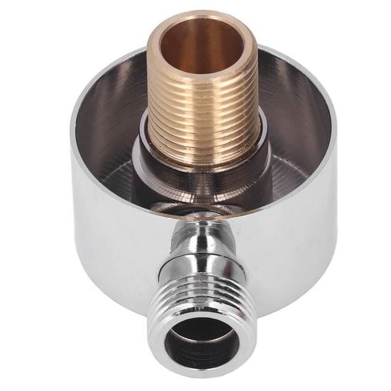 Rotule Pivotante Laiton Réglable Pour Douche - Adaptateur Universel Filetage G1/2 - Argent