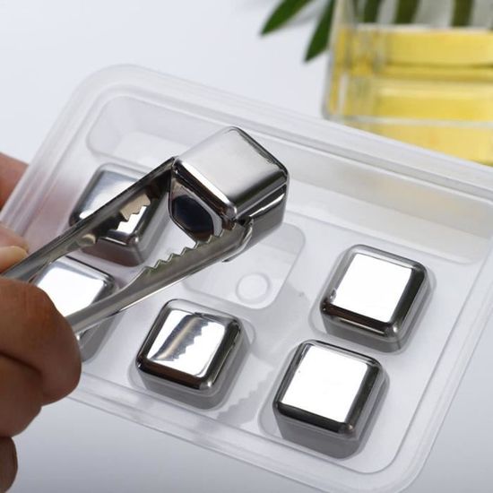 Boule De Refroidissement En Acier Inoxydable Pour Café Expresso - Récupérable, Ne Dilue Pas Le Goût, Pour Cocktails Et Spiritueux - 12