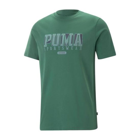 T shirt Vert Homme Puma Graphics Retro Green Cdiscount Pret a Porter