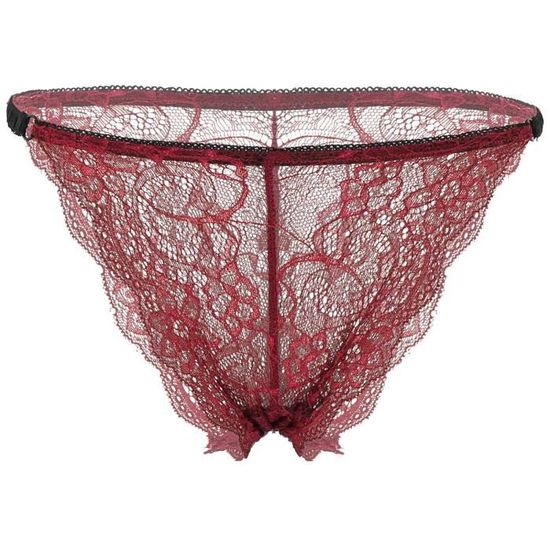 Mini slip femme transparent store
