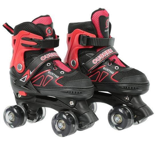 SUPFINE Patins à roulettes, patins en ligne rétractables, à double ...