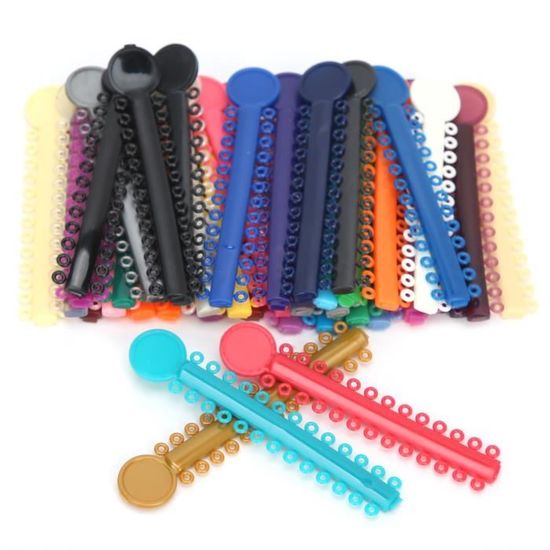 Élastiques Orthodontiques Easyinsmile - 1040 Pièces (40 Bâtons), Multicolores, Pour Attaches Dentaires