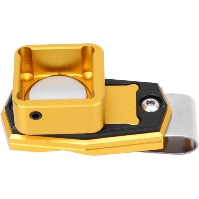 Gedourain Pince à Craie Magnétique Pour Queue De Billard - Support Portable Léger Et Pratique