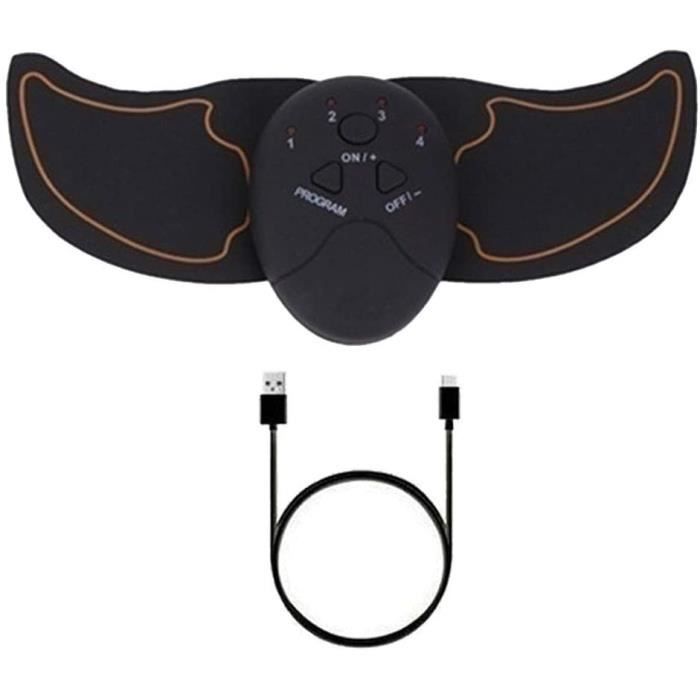 Ceinture Abdominale Electrostimulation Musculaire USB Forme d'exercice Fitness pour Homme Femme Entraînement Abdominal-Cuisse-Bras M