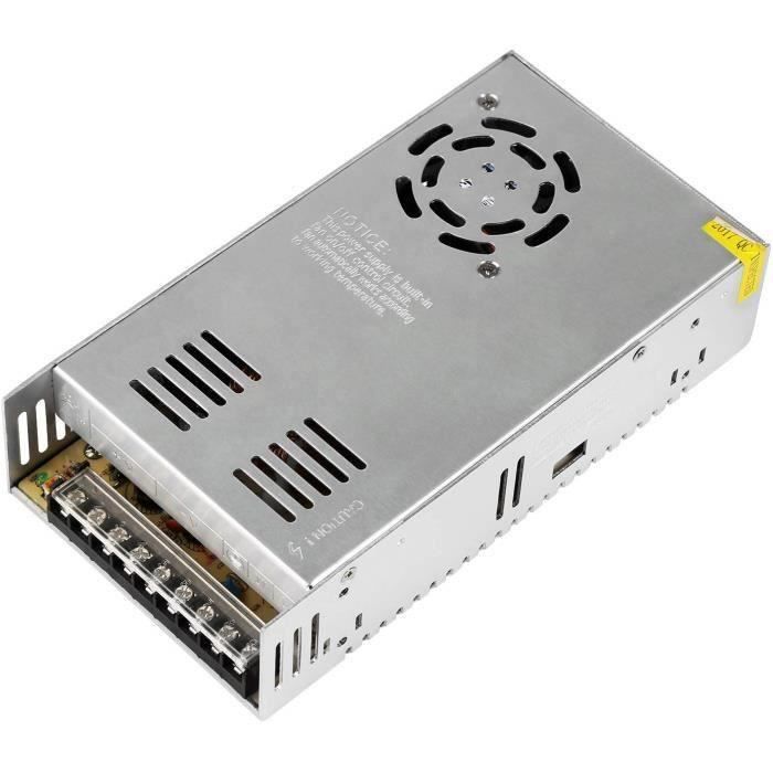 Transformateur 12v 220v Alimentation 12V 30A 360W TRUBUY - Transformateur Pour LED, CCTV, Imprimante 3D Transformateur 220v 12v Allume Cigare