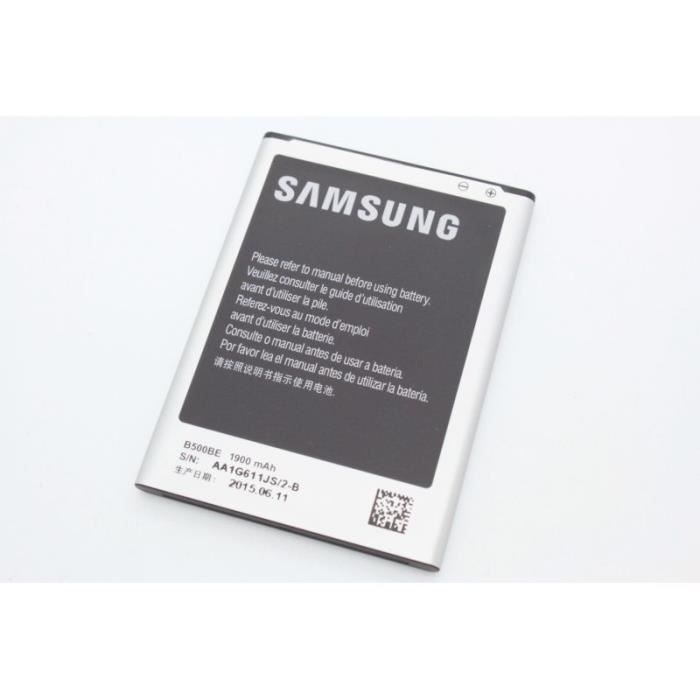 Samsung EB-B500BE B500BE Batterie pour Samsung Galaxy S4 mini i9195 LTE et NFC (Blister) - 1900 mAhSamsung EB-B500BE B500BE Batte...
