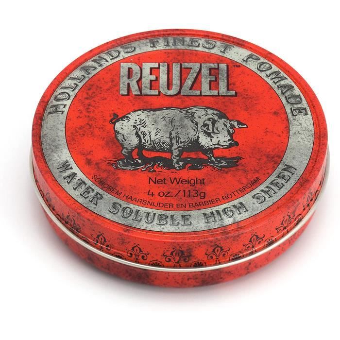 GEL Red Water Soluble High Sheen Pomade Pour tous les types de cheveux Tenue forte et brillance e leve e Formule a base d287