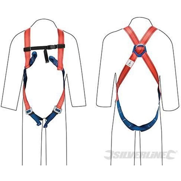 SILVERLINE Harnais de protection antichutes Sangles polyester résistant