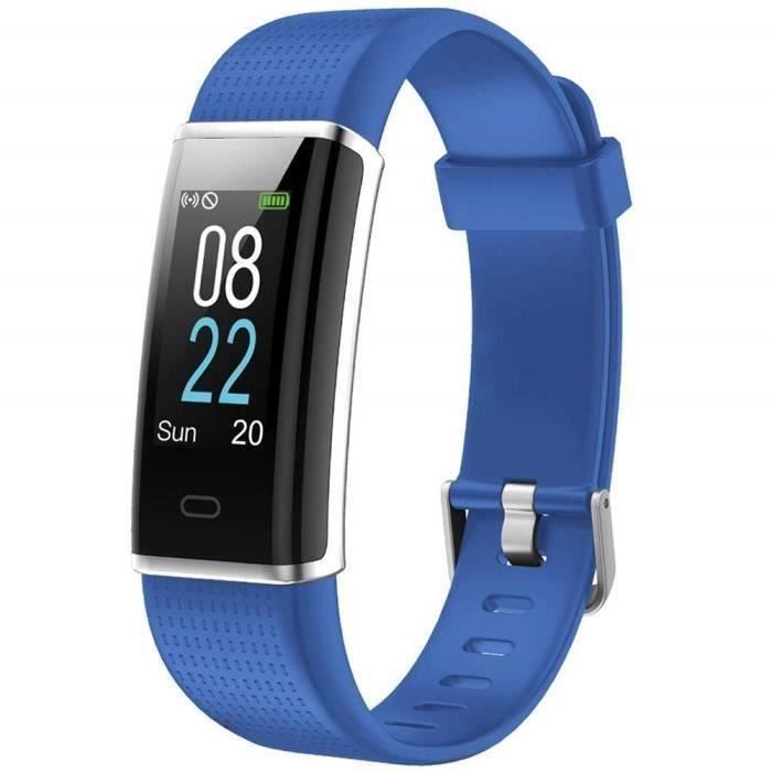 Marqueune Montre Connectée Homme Femme Enfant Smart Watch Smartwatch Sport Running pour iPhone Huawei Samsung Xiaomi Sony Bleu clair