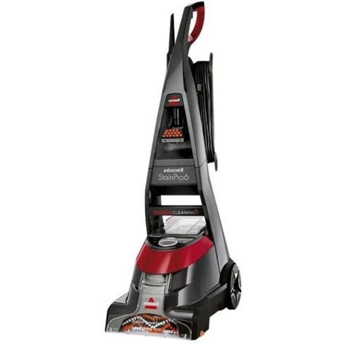 BISSELL StainPro 6 2009N Nettoyeur moquette balai titanium-red accents