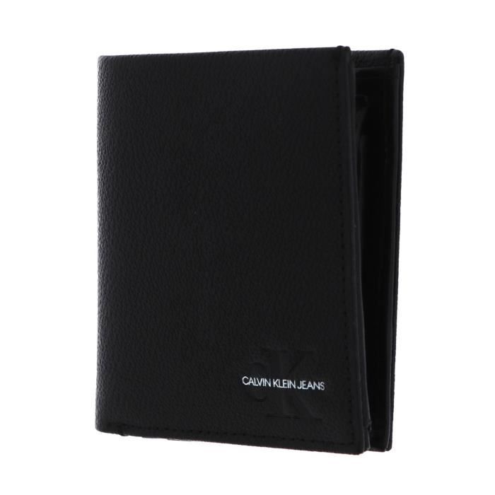 Calvin Klein CKJ Micro Pebble Small Trifold Black [141660] -  porte-monnaie porte monnaie