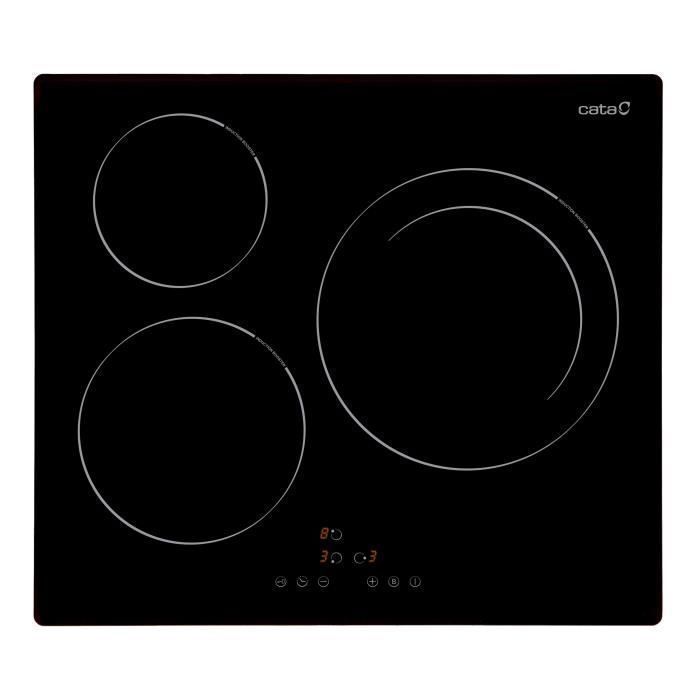 CATA IB 6303 BK, Intégré, Plaque avec zone à induction, Noir, 1200 W, Rond, 16 cm