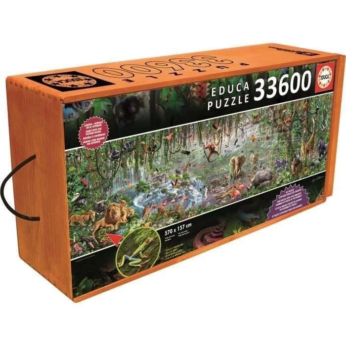 EDUCA Puzzle La Vie Sauvage 33600 Pièces