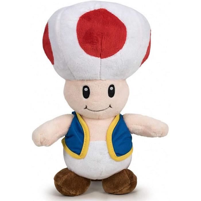 Peluche Mario Toad Nintendo 30 cm