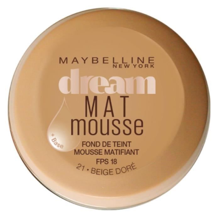 GEMEY MAYBELLINE Fond De Teint Dream Mat - 21 Beige Dore Nu