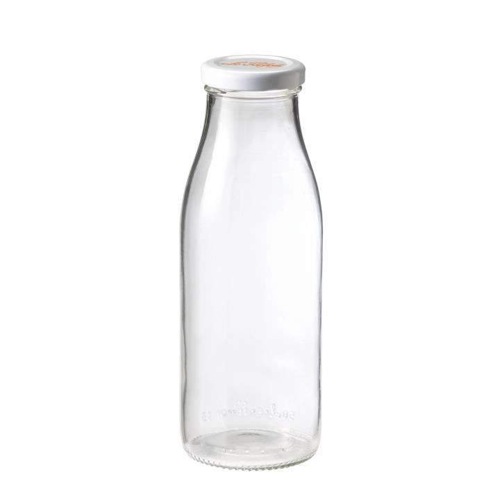 LE PARFAIT 8010840 Lot 3 bouteilles en verre - 0,5L Fraicheur - Transparent