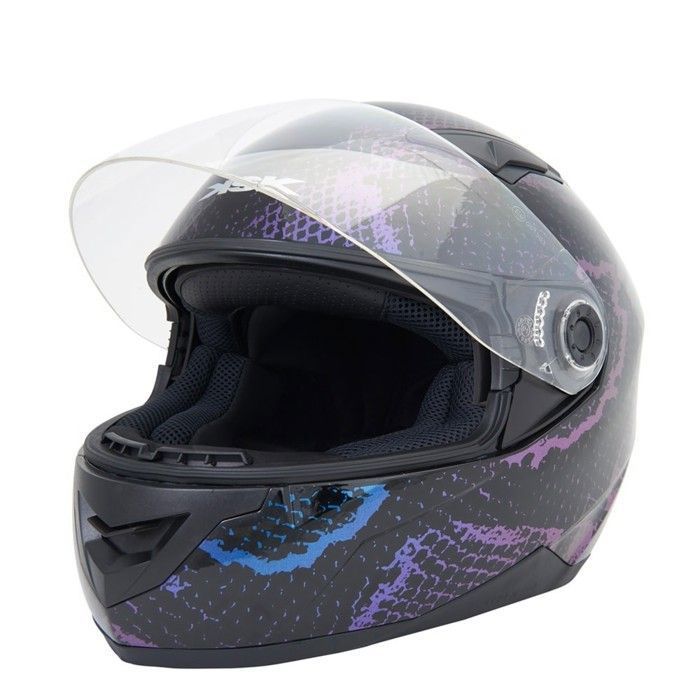 Casque KSK Aspic Neon - Casque intégral Femme homologué - SCOOTEO
