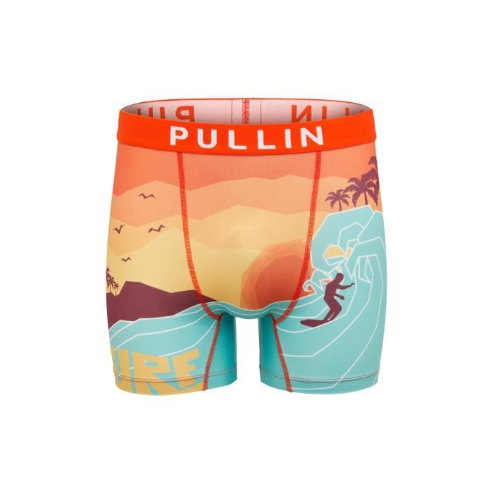 Boxer Pull-In Fashion 2 Dancingwaves - orange/rouge/jaune/bleu - S