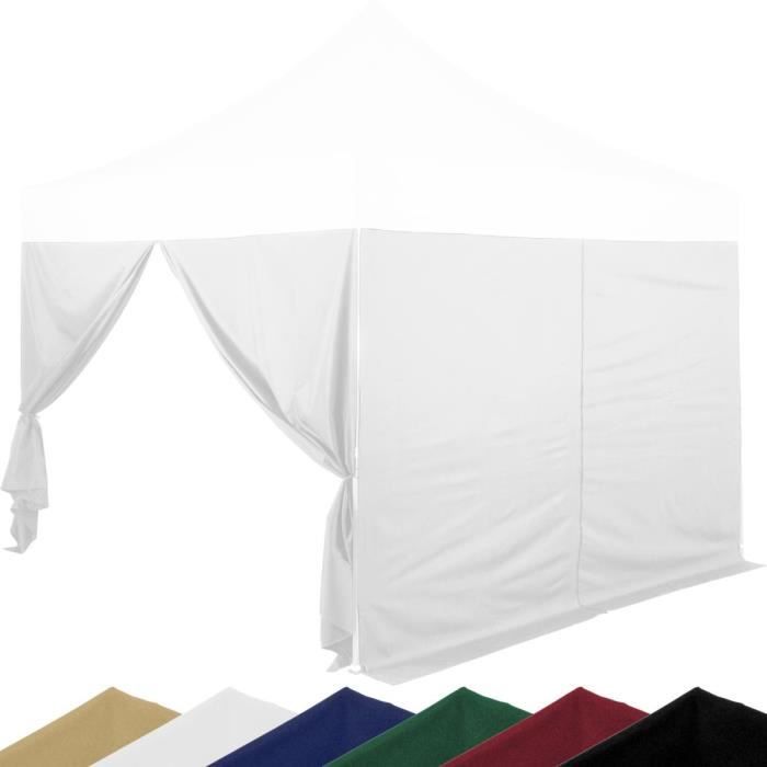 INSTENT® 2 panneaux latéraux blancs avec fermeture à glissière Blanc