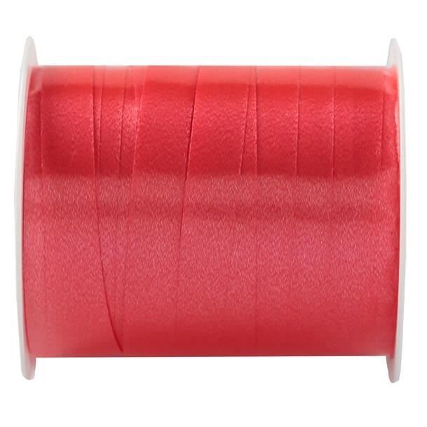 2 Bobines : Ruban bolduc rouge 7mm x 10m - REF/6177