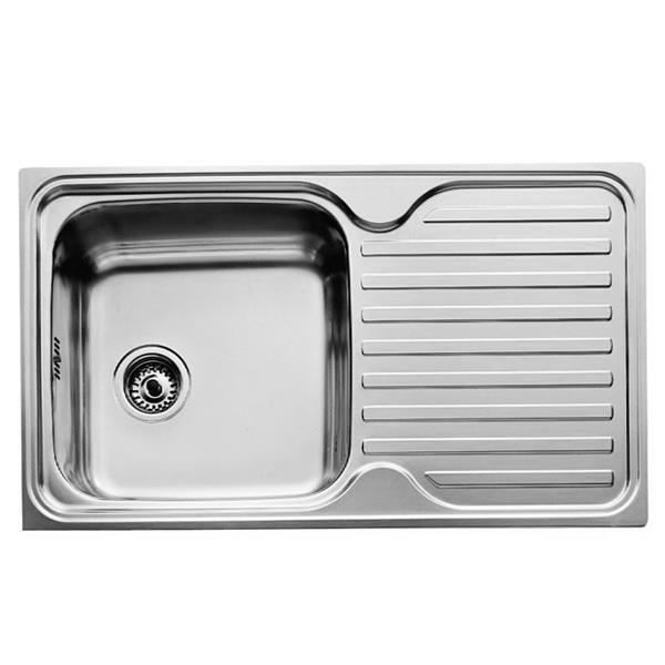 Évier simple Teka 11119005 CLASSIC 1C 1E Acier inoxydabl