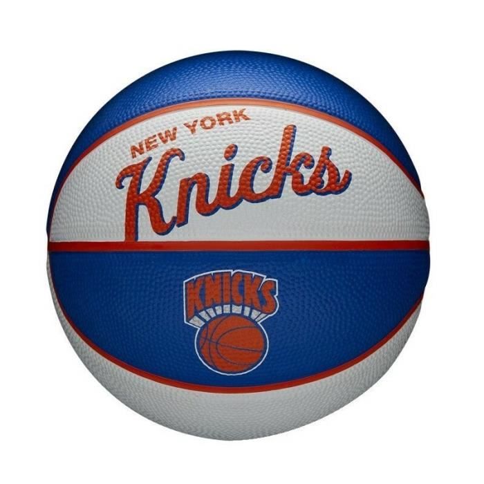 Mini ballon NBA Retro New York Knicks - bleu/blanc - Taille 3