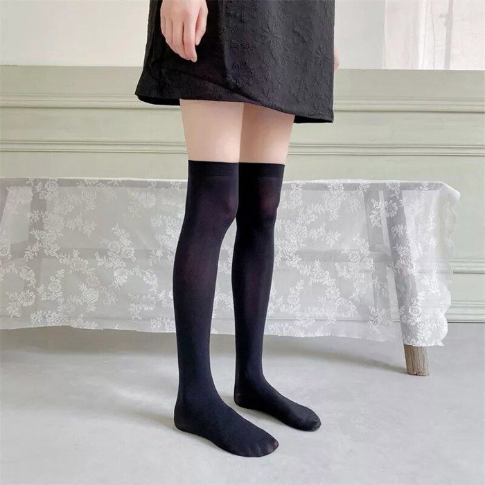 Bas résille en dentelle à fleurs pour femmes,bas de bandage sexy ...