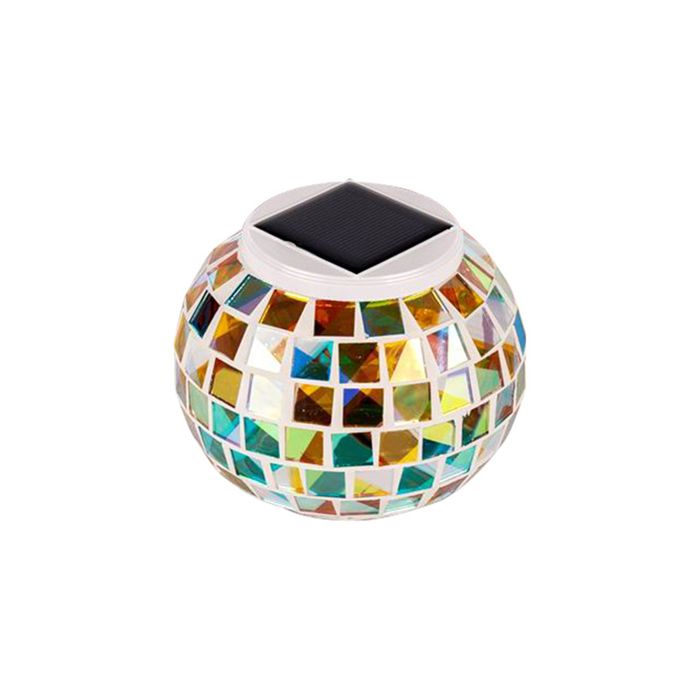 Lampes Solaires de Paysage - Ulisem - Design Mosaïque - Éclairage Multicolore - Étanche IP55