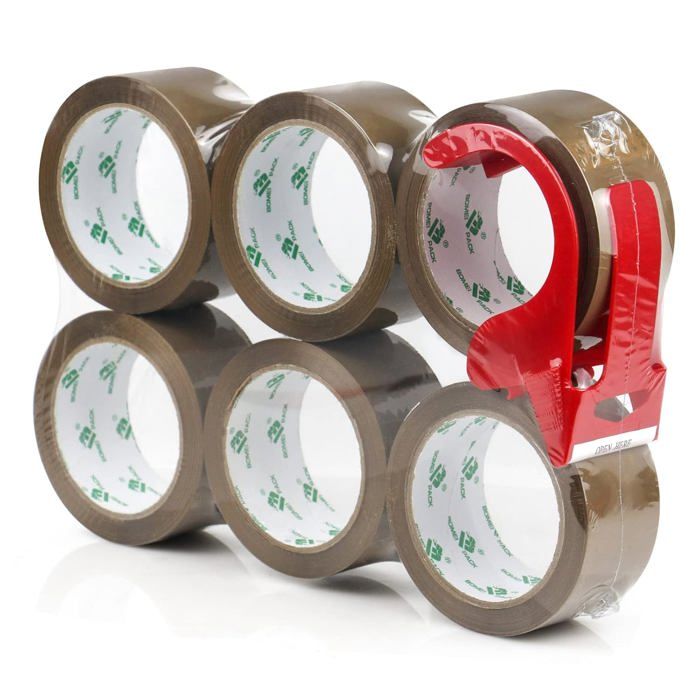 Lot Rouleaux Dérouleur Lot De 6 Rouleaux Ruban Adhésif Verre Fragile BOMEI - 50mm X 66m Avec Dérouleur Ruban Carton 50mm Lot Rouleaux Dérouleur Lot De 6 Rouleaux Ruban Adhésif Verre Fragile BOMEI - 50mm X 66m Avec Dérouleur Ruban Carton 50mm