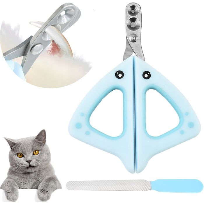 Coupe-ongles pour chat avec protège-griffes