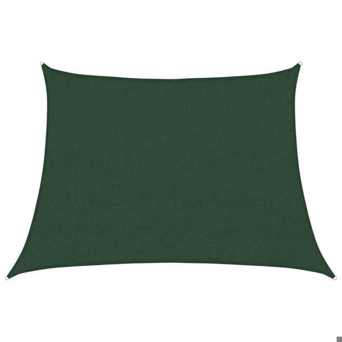 Vidaxl Voile dombrage 160 g/m² trapèze foncé 4/5x3