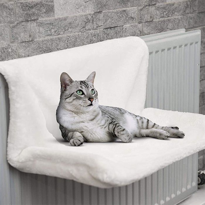 Meilleurs prix pour Hamac Chat Radiateur - XJYDNCG - Chaud Et Confortable - 45x30cm - Blanc