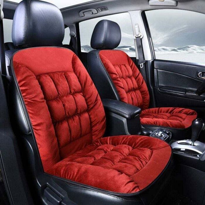 Housse de siège auto universelle - Peluche courte haute densité - Respirante - Antidérapant - Facile à installer