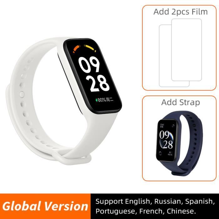 Bracelet Blanc N Bleu Bracelet connect Redmi Band 2 Version