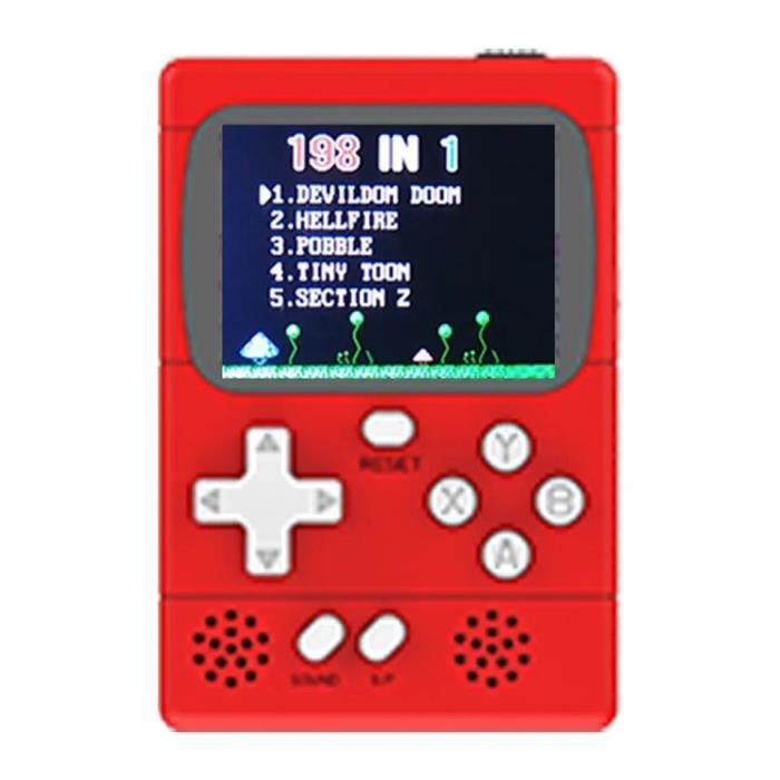 Mini Console Gameboy Rétro - 800 Jeux, écran 3.5", Connexion TV, 2 Joueurs - 8