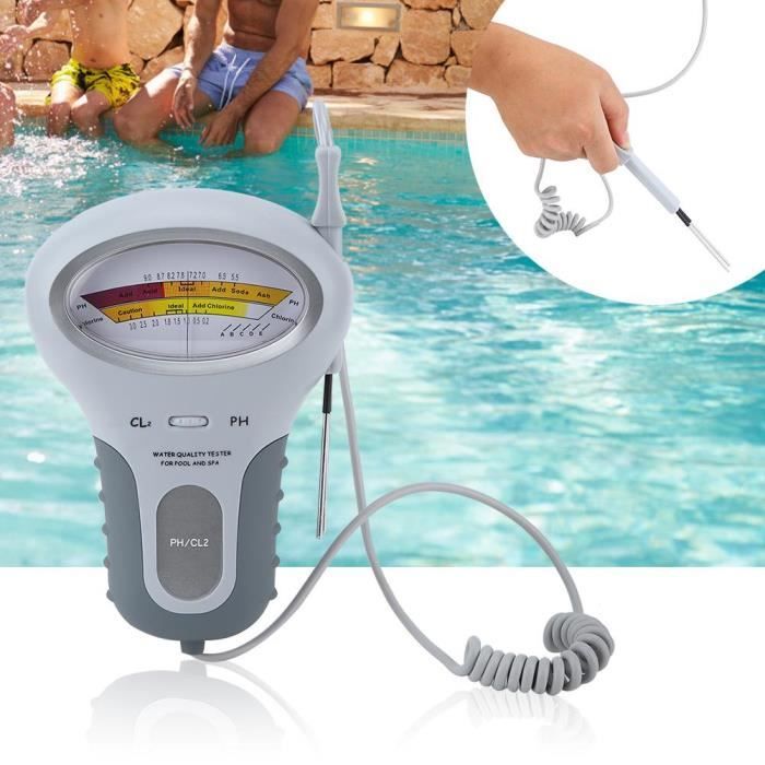 Detecteur D Eau D Appareil Contr Le Chlore Qualite L Eau Ph Cl Metre Cl2 L Aquarium Piscine Achat Vente Entretien De Piscine Detecteur D Eau D Appareil Cdiscount