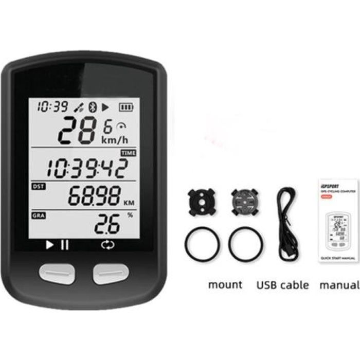 Compteur velo gps avec capteur de cadence deals