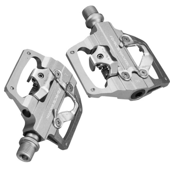 M213 Argent RACEasy P dales mixtes pour repose pieds de v lo Repose pieds de v lo VTT Clip VTT Assistan