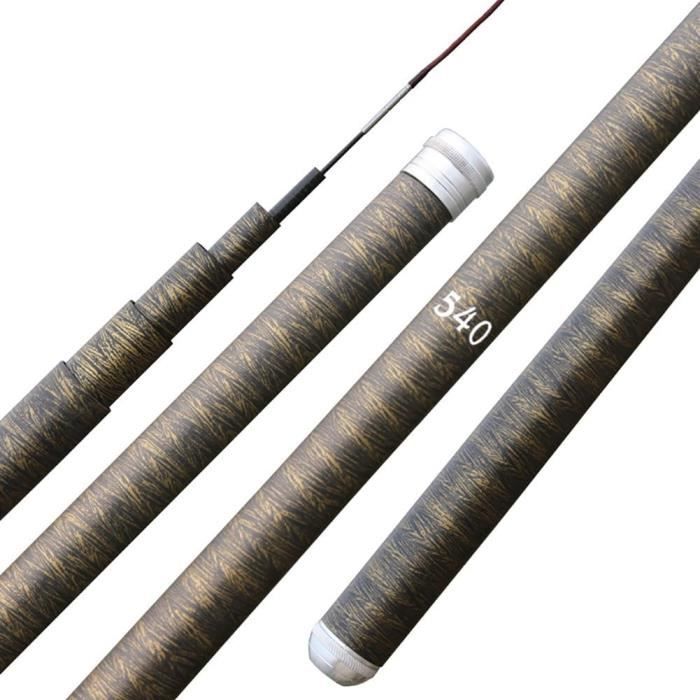 Canne à Pêche Télescopique Agatige 40-150cm - Acier Inoxydable - Pour Truite, Saumon Et Bar