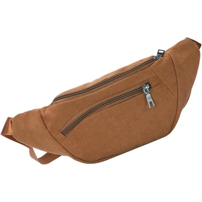 Sac Banane En Chanvre Freakmandu - Unisexe, Réglable - Pour Randonnée, Course, Festivals - Design Fait Main - Beatnik