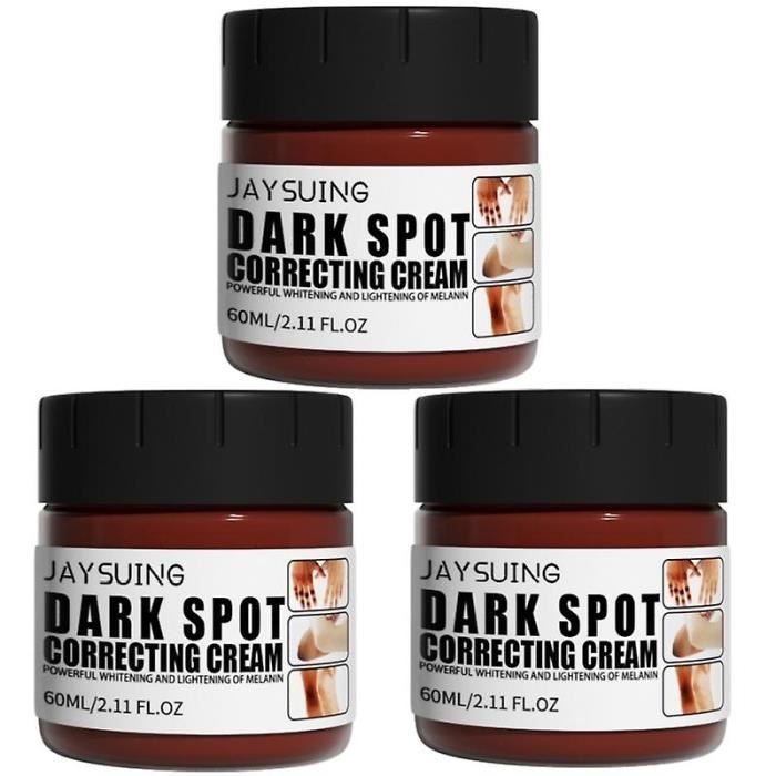 3pcs Crème blanchissante Visage Corps aisselle Genou Partie Privée