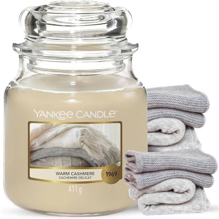 Bougie Parfumée Bougie Chaude À Pot Moyen En Cachemire Durée De Combustion Jusqu