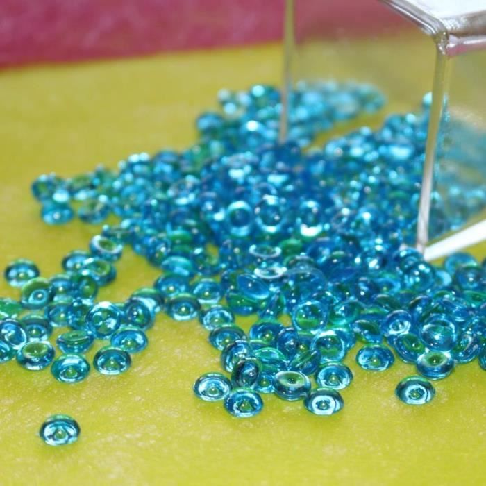 50pcs Mix Couleur Aqua Crystal Jumbo eau Perles Fête de mariage Décoration de Table