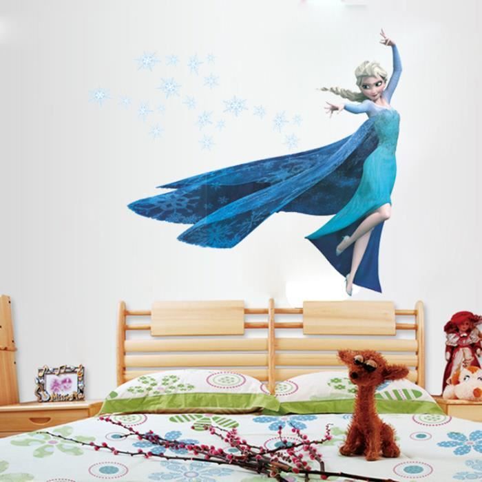 Sticker mural reine des neiges Cdiscount Maison