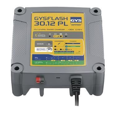 Gys - Chargeur de batterie multifonctions 12 V 30 A Pb/LiFePO4 de 15-7 à 375 Ah - GYSFLASH 30.12 PL